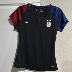 Nike Women's USA Soccer Jersey - Black, Red, Blue
